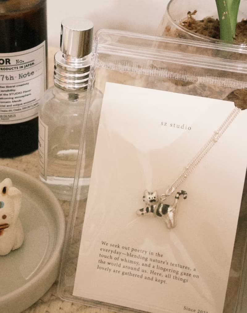 純銀貓貓項鍊-客訂