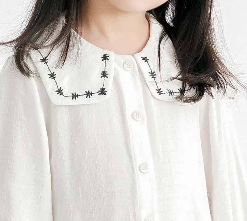 BIR童裝 | 簡約刺繡襯衫