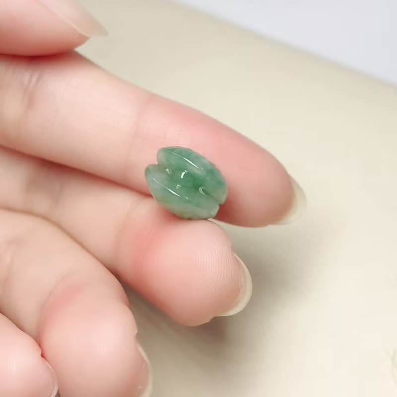 冰飄藍翡翠貝殼 | 天然緬甸A貨翡翠 | 送禮