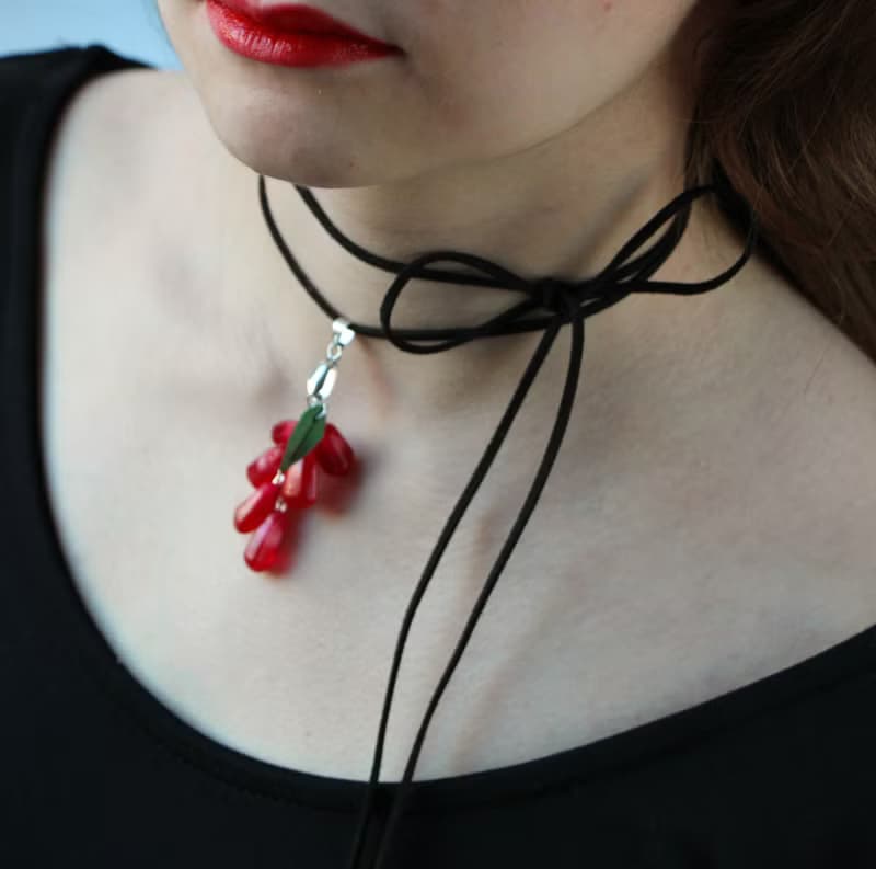 Stylish Choker Leather Cord Choker