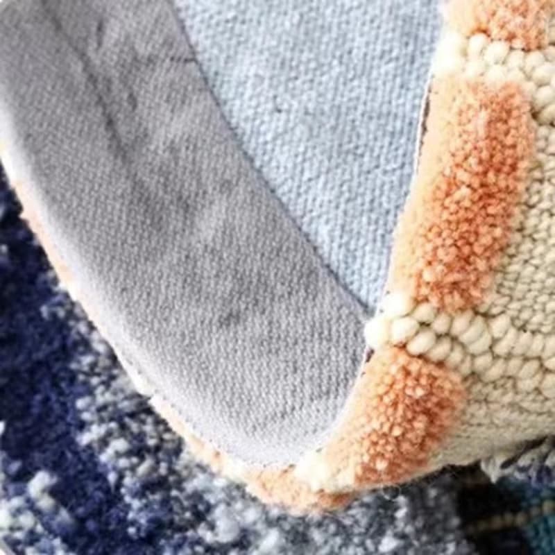 北歐風 手作 紐西蘭羊毛地毯 生命迴圈 客廳臥室床邊墊 家居裝飾