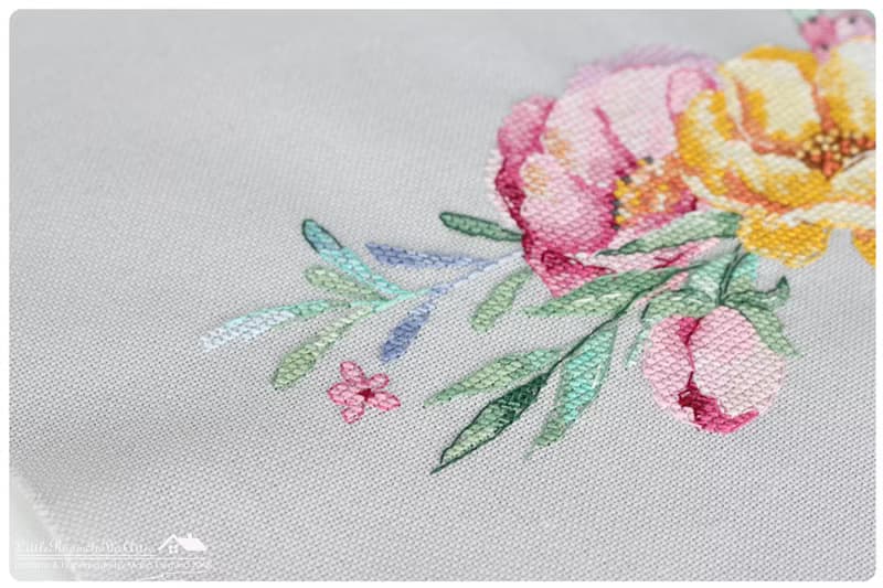 【數位】Watercolor Flower Bouquet I PDF cross stitch pattern