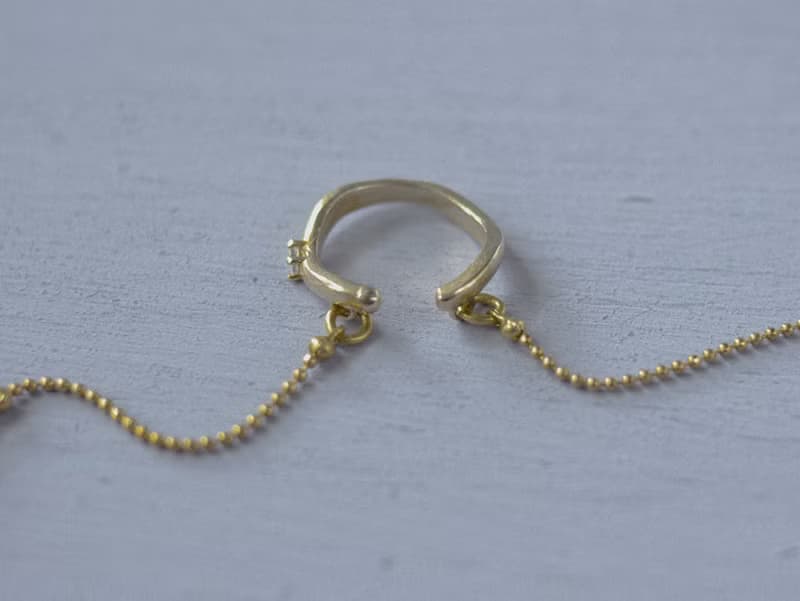 ONCE LITE | 暮光系 - 遊牧 * 赫基蒙水晶 耳骨夾 耳夾