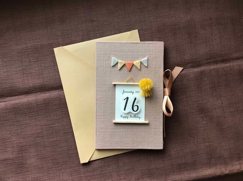 專屬於你的祝福 |手工卡片|生日卡  Handmade card
