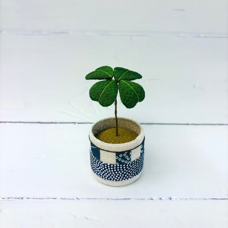 日式綠植栽-幸運草 好運來 (布材質)