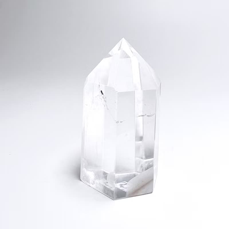 三山。柱 一圖一物 擺件 精品 療癒 l 藍針柱 白幽靈山 爆彩 l