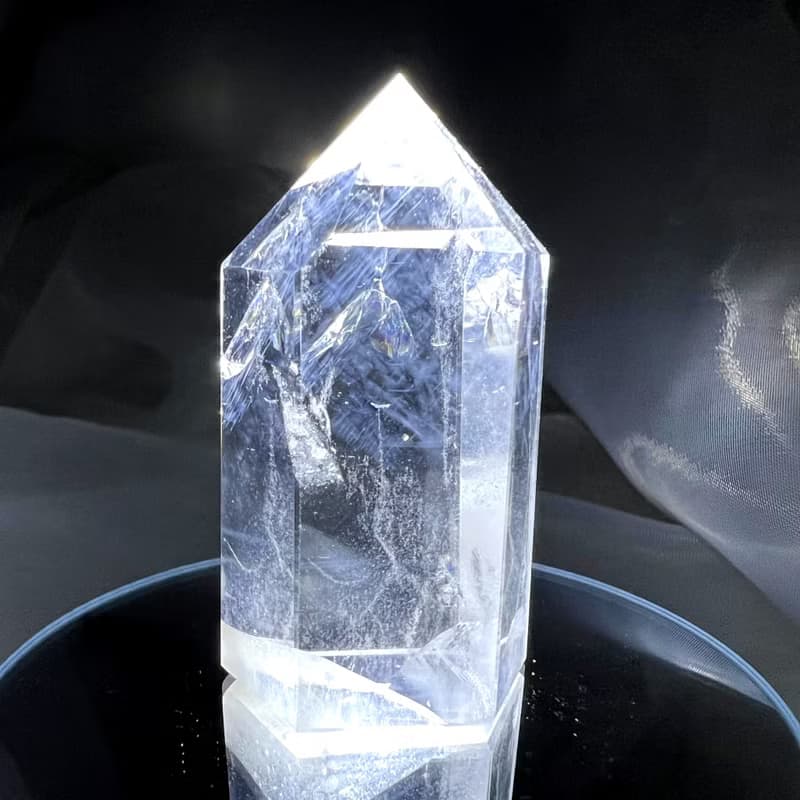 三山。柱 一圖一物 擺件 精品 療癒 l 藍針柱 白幽靈山 爆彩 l