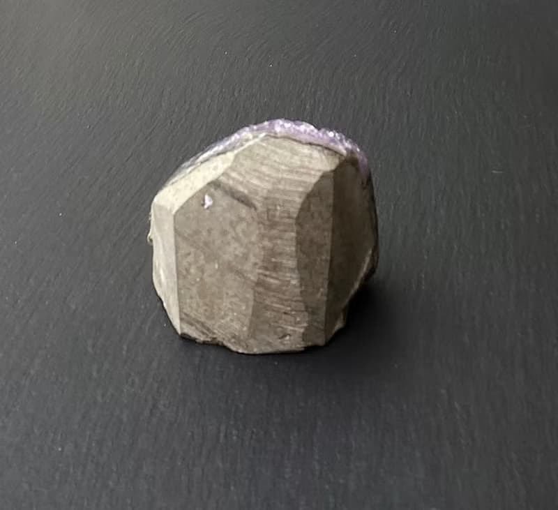 招財開運-天然原礦異象財眼紫晶鎮共生黑碧璽   紫水晶 快速出貨