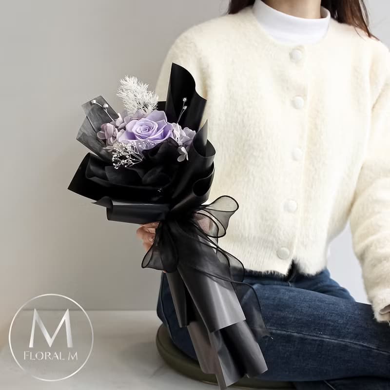 My Love謬思女神永生玫瑰花束