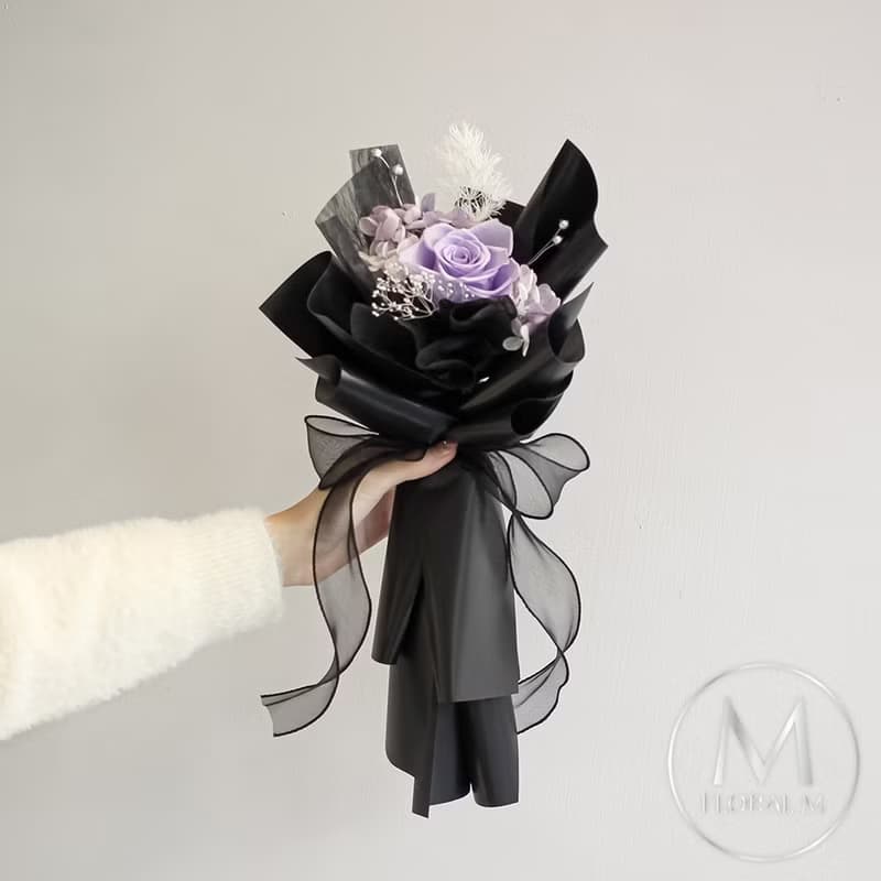 My Love謬思女神永生玫瑰花束