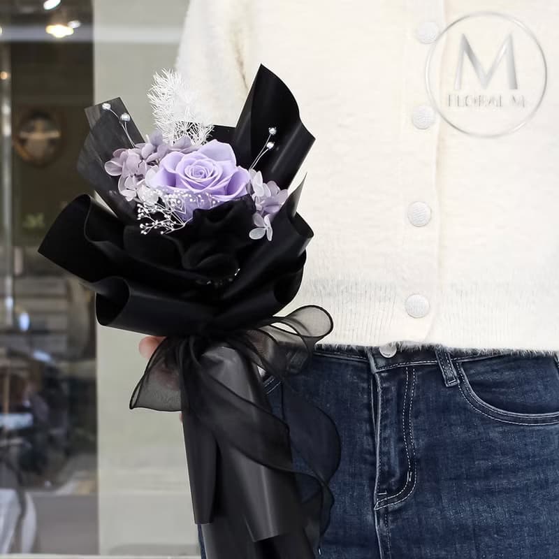 My Love謬思女神永生玫瑰花束