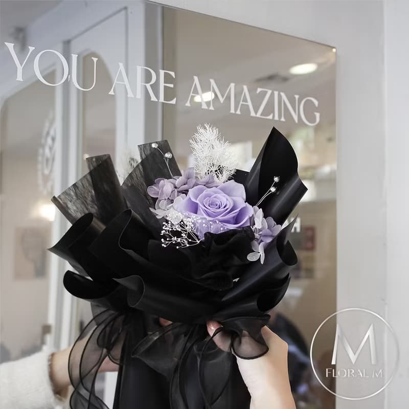 My Love謬思女神永生玫瑰花束