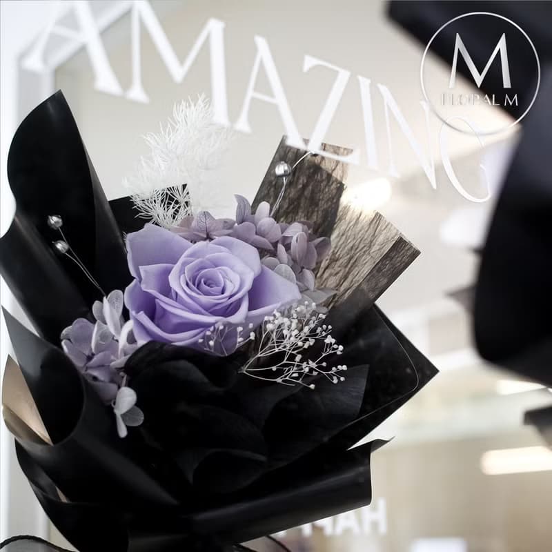 My Love謬思女神永生玫瑰花束