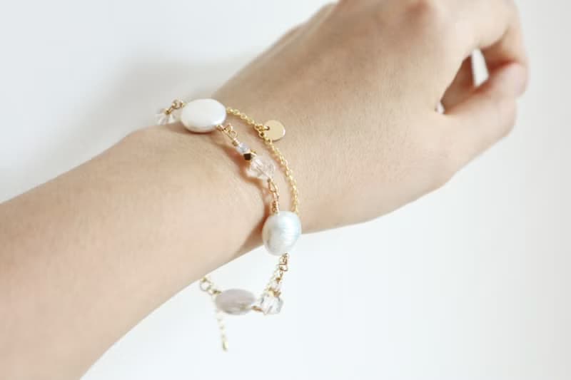 【清新|簡約氣質】隨形不規則|淡水珍珠手鏈|調節心脈|鎮定安神