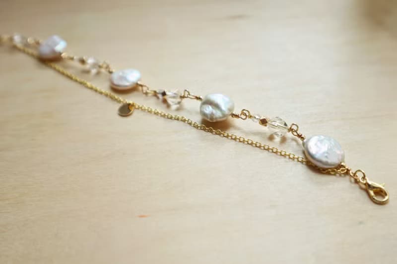 【清新|簡約氣質】隨形不規則|淡水珍珠手鏈|調節心脈|鎮定安神