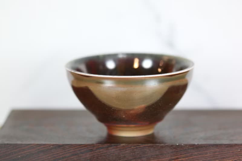 【送禮好物】120ml 天目釉 柴燒茶杯 茶碗 鶯歌名家葉敏祥作品