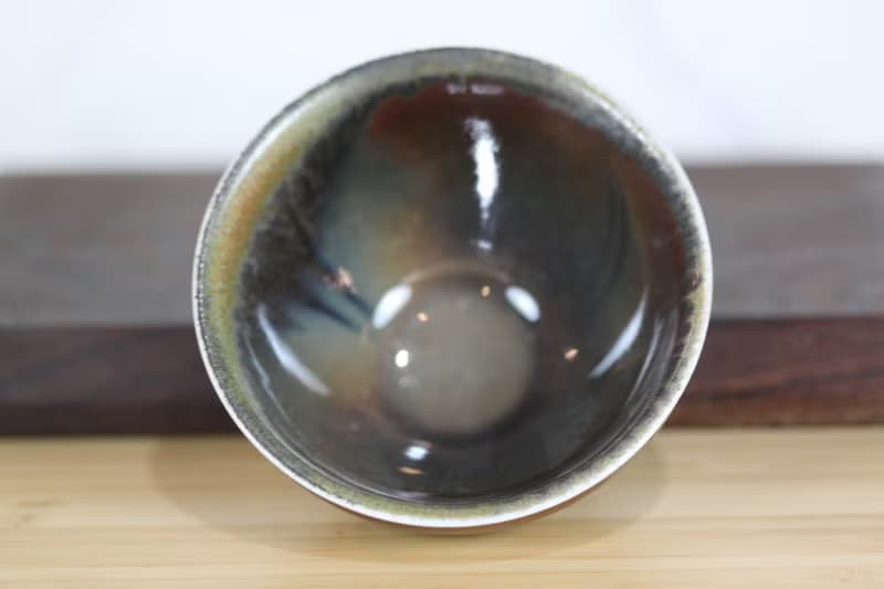 【送禮好物】120ml 天目釉 柴燒茶杯 茶碗 鶯歌名家葉敏祥作品
