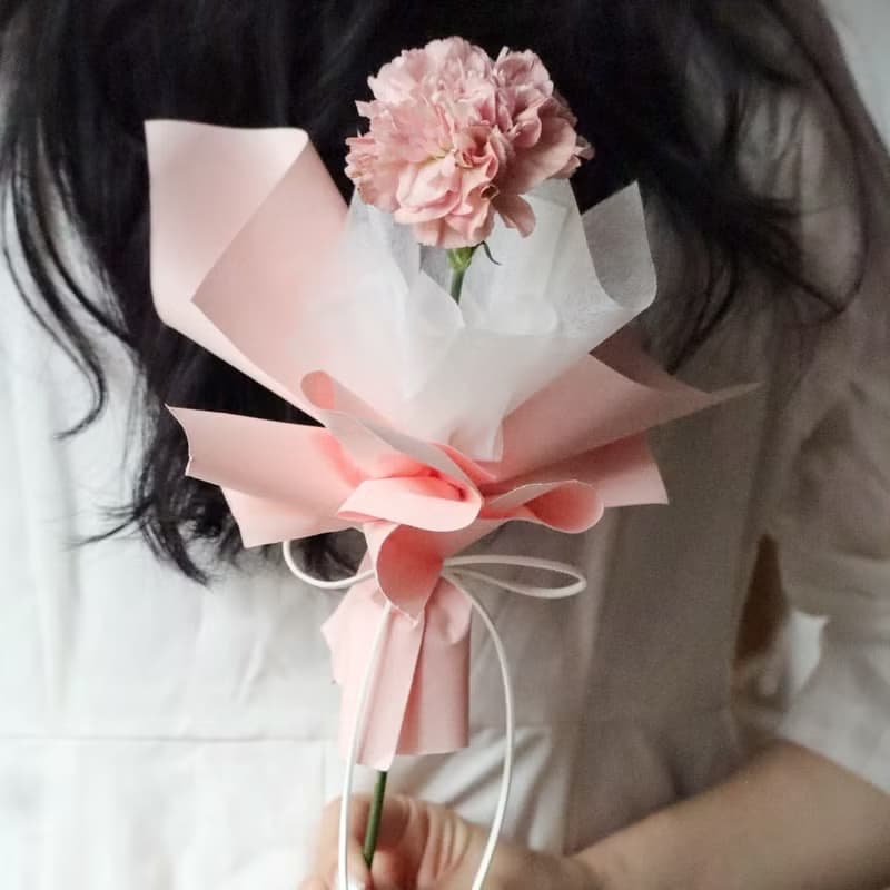 有形有狀母親節 | 暖心單隻鮮花花束 (限到店自取)  花禮