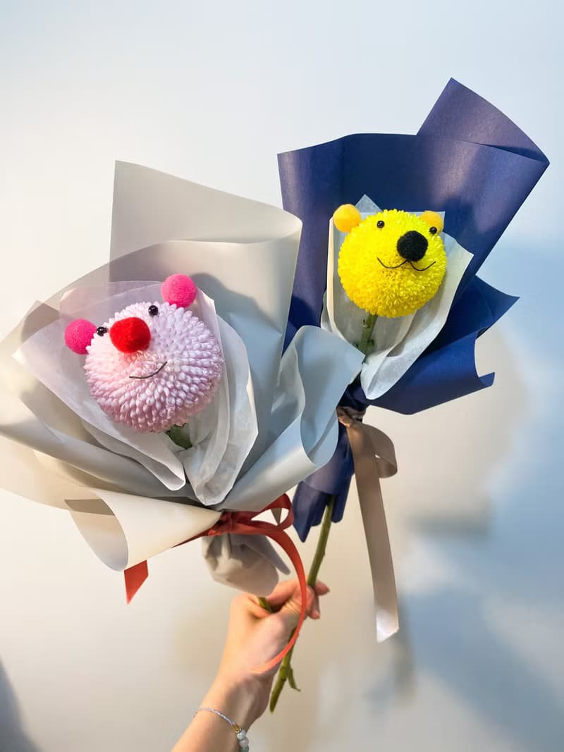 【花曖】小熊花束-鮮花