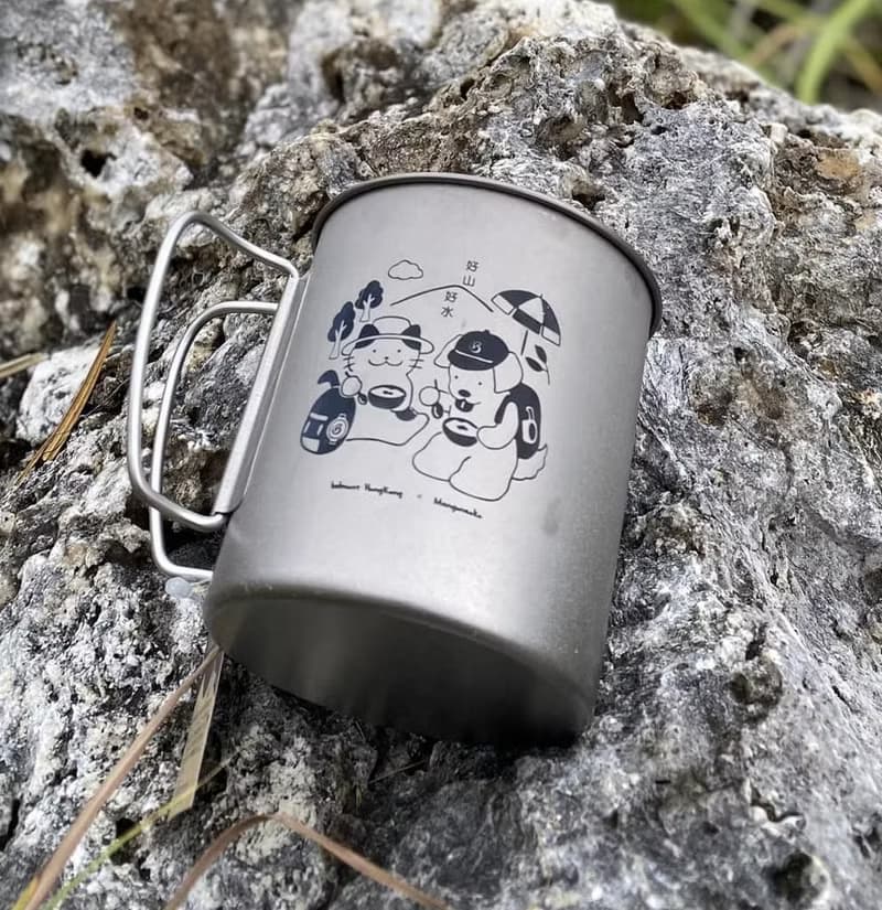 【日本製】belmont × 鴛鴦茶餐廳 限定版鈦杯組合 -香港情懷滿分