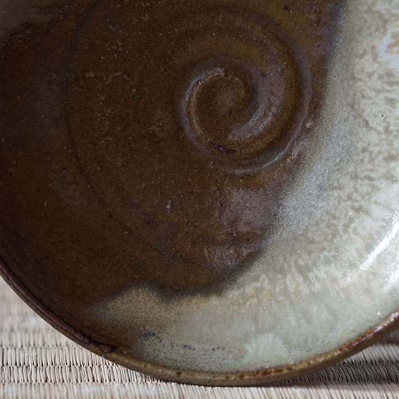 小代燒四寸皿