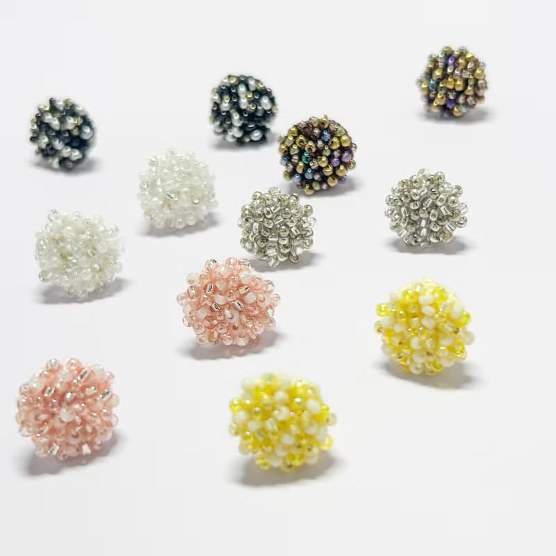 Beads circle 耳環/耳飾