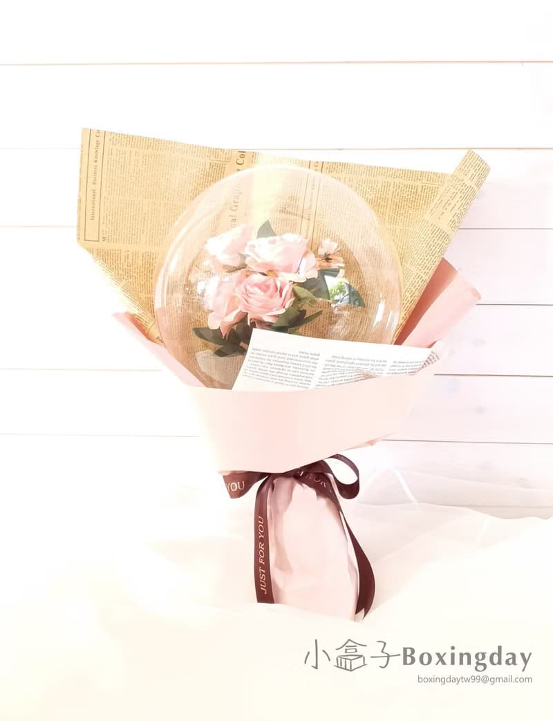 氣球花束(玫瑰花束款)情人節/畢業禮/母親節禮物/生日禮/開幕禮