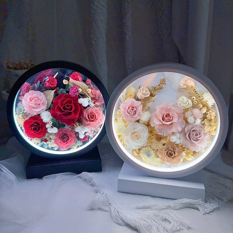 FengFlower【永生檯燈花】乾燥花/永生花/花禮