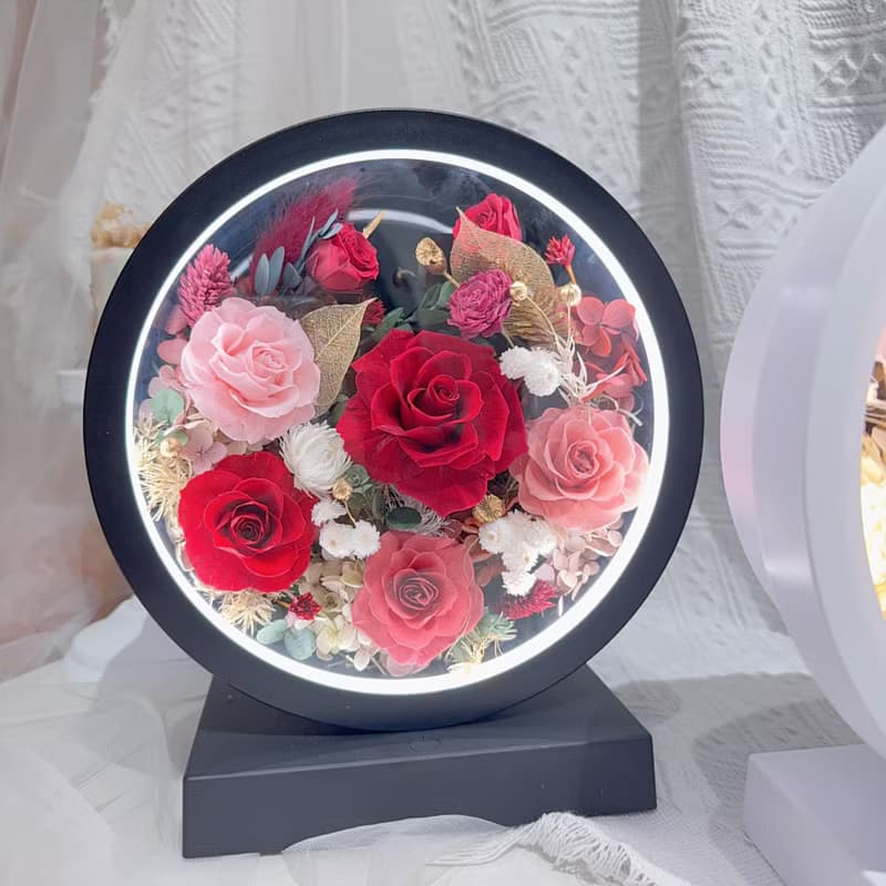 FengFlower【永生檯燈花】乾燥花/永生花/花禮