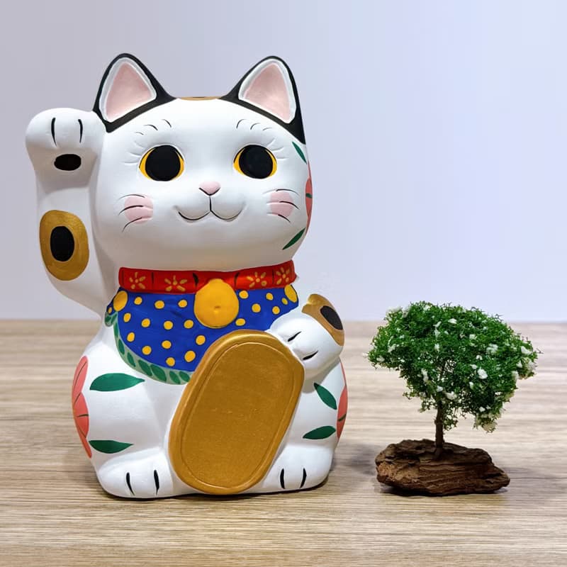 【梅香納財】日本谷中堂招財貓 | 松竹梅