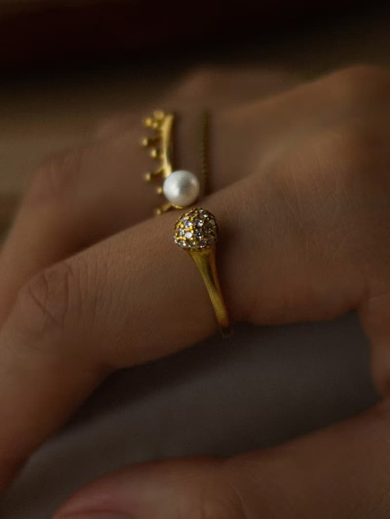 暮光系列 - SELECT V * 黃銅戒指