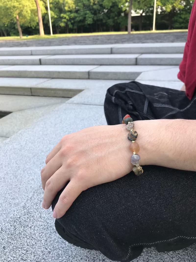 多色脈輪筋脈手鍊