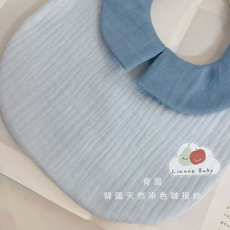 恐龍手作有機棉圍兜口水巾 嬰兒禮物 滿月禮 彌月禮盒