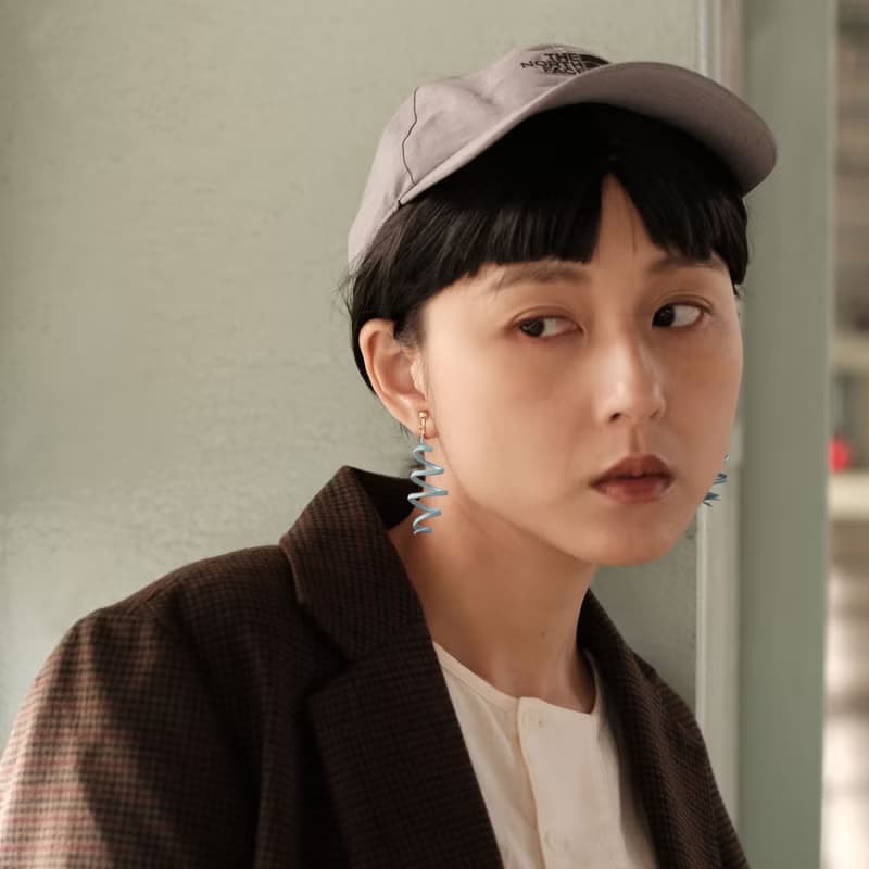 耳邊書畫 纏花耳飾 暢思 水藍