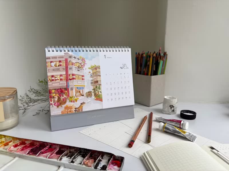 【 漫遊系列 】 2026臺灣動物漫遊桌曆 / 瘋設祭現取免運