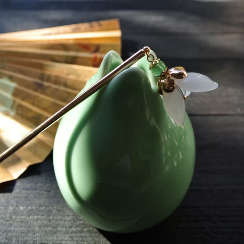 含苞。花開髮簪-可當新手簪(共13色)