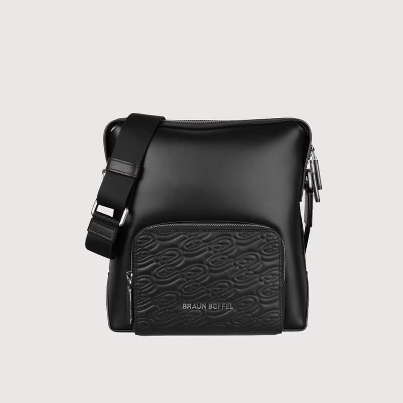 【免費升級送禮包裝】諾瓦 直式斜背包-黑/BF550-17-BK