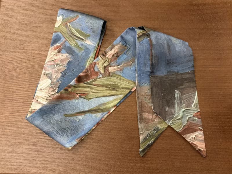 Re-Re Twilly瑰莉絲質絲巾—油畫系列