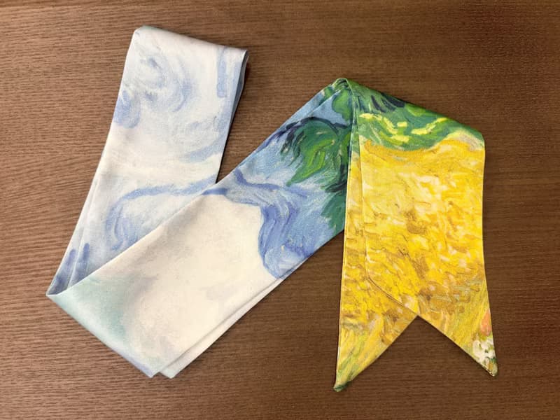 Re-Re Twilly瑰莉絲質絲巾—油畫系列