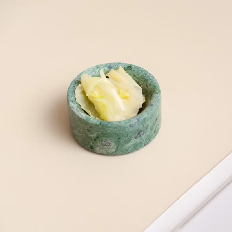 大理石小碟/醬油碟 多用途收納  (台灣蛇紋石)