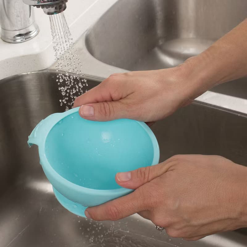 Bumkins 寶寶矽膠餐碗組(水藍)