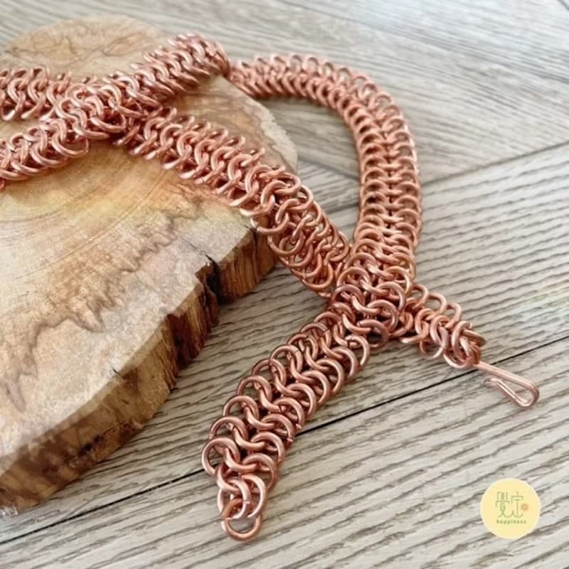 圈圈循環手鍊 純銅鏈