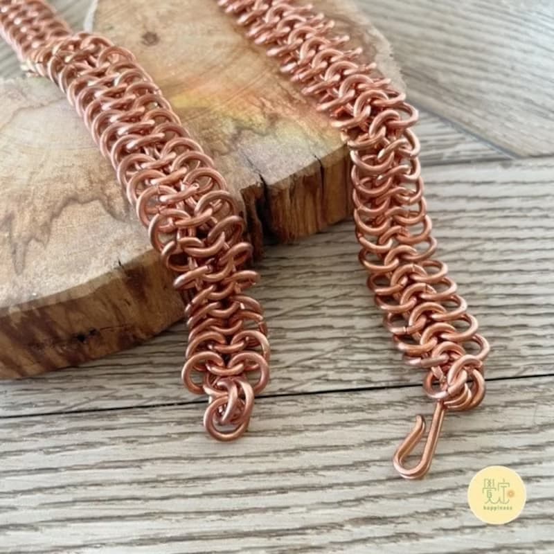 圈圈循環手鍊 純銅鏈