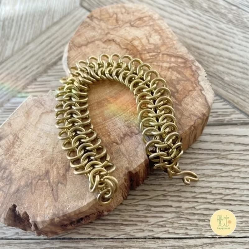 圈圈循環手鍊 純銅鏈