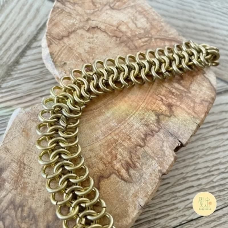 圈圈循環手鍊 純銅鏈