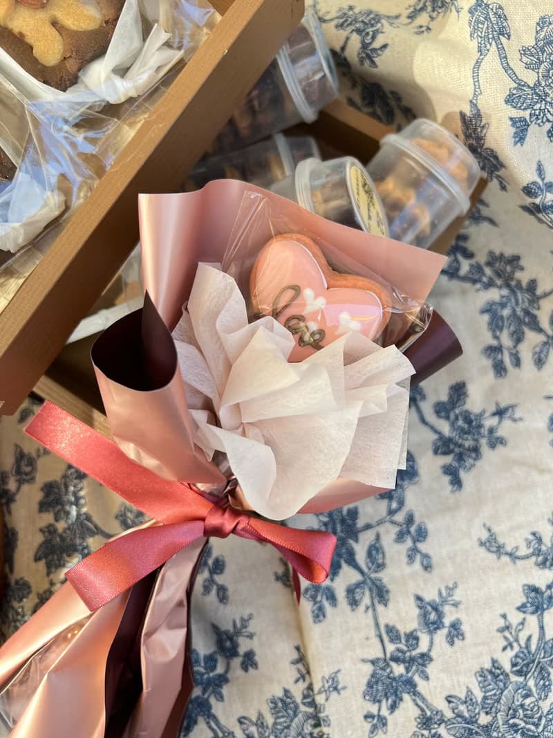有愛對你說 糖霜餅乾小花束 婚禮小物 母親節 情人節