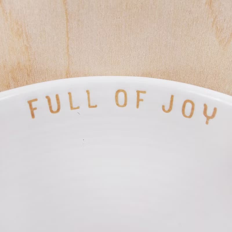 字句 JOY【Hallmark-禮品 手拉杯陶碗】