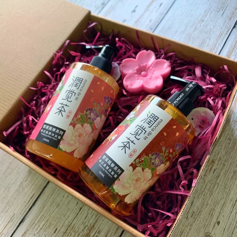 【母親節禮物】 【客家風華桃花禮盒3件組】【畢業、老師禮物】