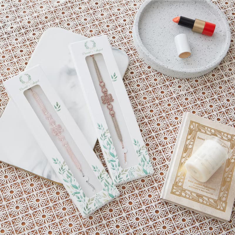 【禮物】Aurora蝴蝶蕾絲捷克水晶 純銀手鍊/手環-奶茶+可可