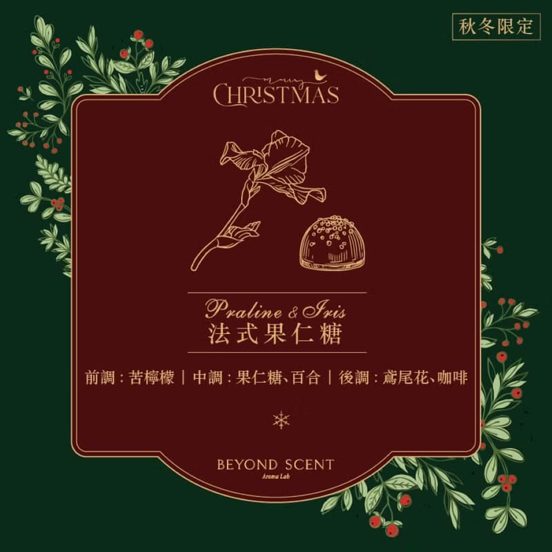聖誕乾燥花香氛禮盒